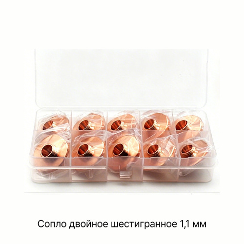 120GJT7211 Сопло двойное шестигранное 1,1 мм фото 2